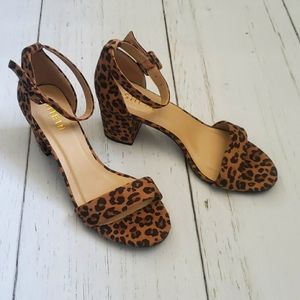 NEW Cheetah print heels 8.5
